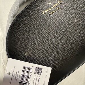 Kate Spade Black Crossbody Bag with Gold Accents